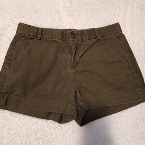 GAP Khakis by GAP Sunkissed Shorts Olive‎ Green Women's Size 4